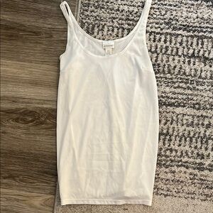 Motherhood Maternity White Fitted Tank Top